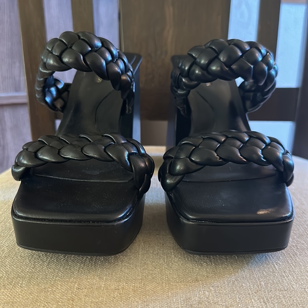 Bcbgeneration Women’s Braided Two Strap Chunky He… - image 7